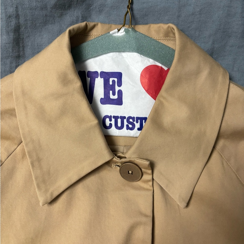 Skye Coraline Trench Coat in beige, size small - Picture 6 of 16